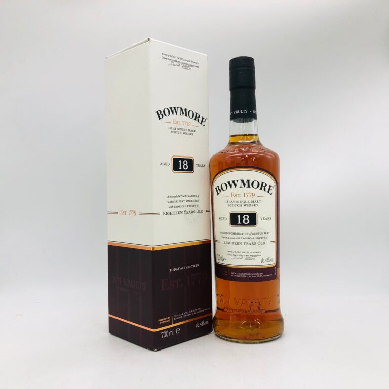 ボウモア18年 700ml 化粧箱付き